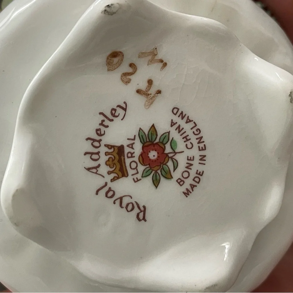 Vibrant Faux Floral Ceramic Accent